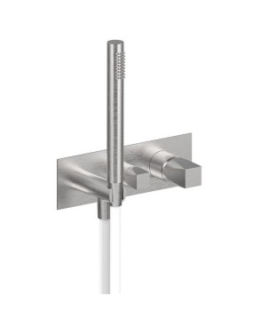 Fratelli Frattini 49529V2 monocomando incasso visibile con deviatore ceramico 2 vie e doccia fissa a riposo serie ALINE